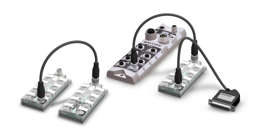 More efficiency and flexibility  IO-Link sensor/actuator hub with expansion port